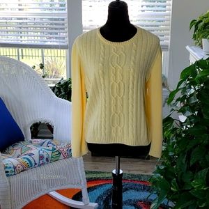 💥Alfred Dunner Yellow Sweater - LP